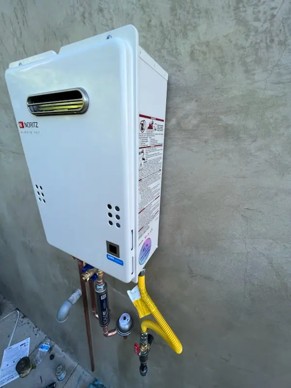 Tankless water heater installation for Mountain Hill homes